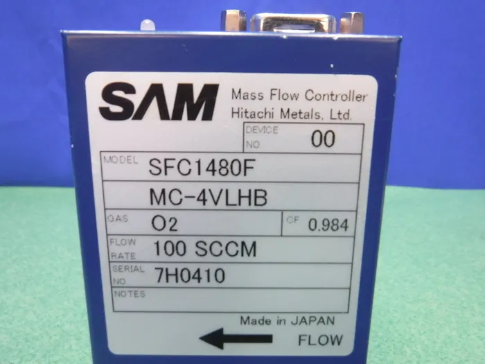 Hitachi Metal SFC1480F Mass flow controller Detail Image - ASKINDEX Korea