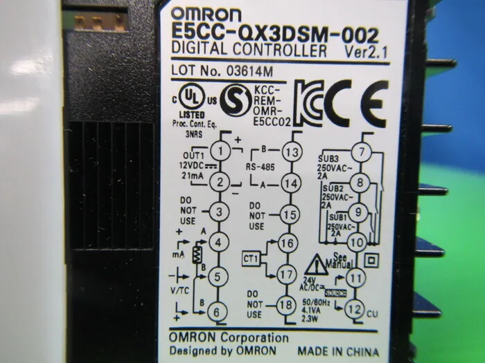 오므론 E5CC-QX3DSM-002 온도 조절기 상세 이미지 - ASKINDEX 코리아