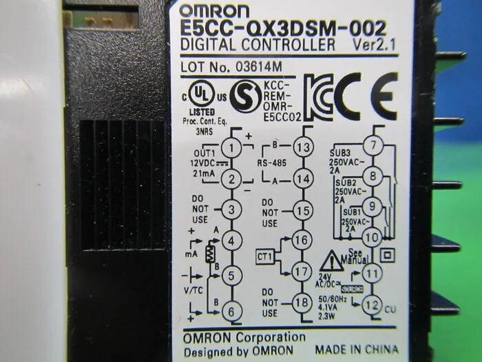 오므론 E5CC-QX3DSM-002 온도 조절기 상세 이미지 - ASKINDEX 코리아