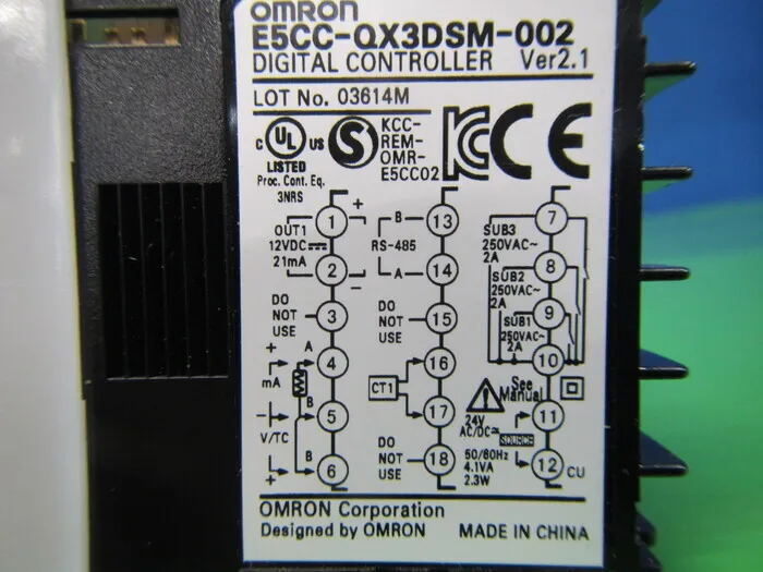 오므론 E5CC-QX3DSM-002 온도 조절기 상세 이미지 - ASKINDEX 코리아