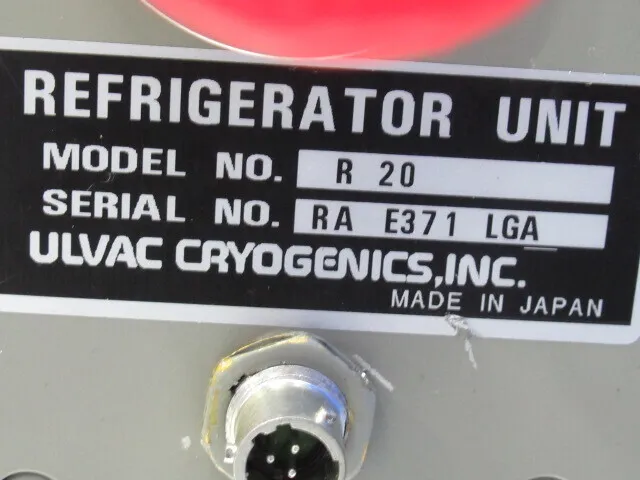ULVAC CRYO-U14H Cryopumps Detail Image - ASKINDEX Korea