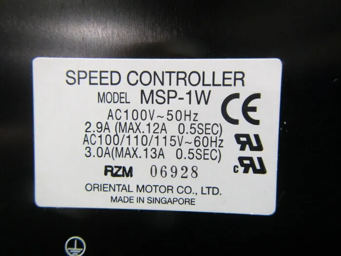 오리엔탈 모터 MSP-1W 스피드 컨트롤러 상세 이미지 - ASKINDEX 코리아