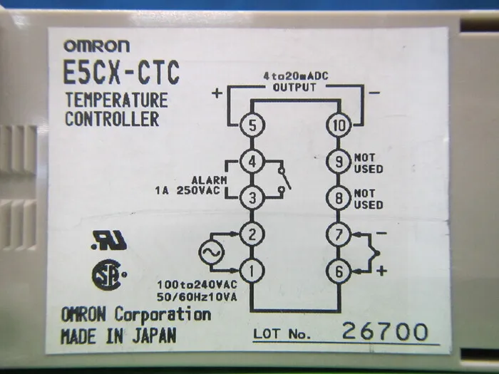 오므론 E5CX-CTC 온도 조절기 상세 이미지 - ASKINDEX 코리아