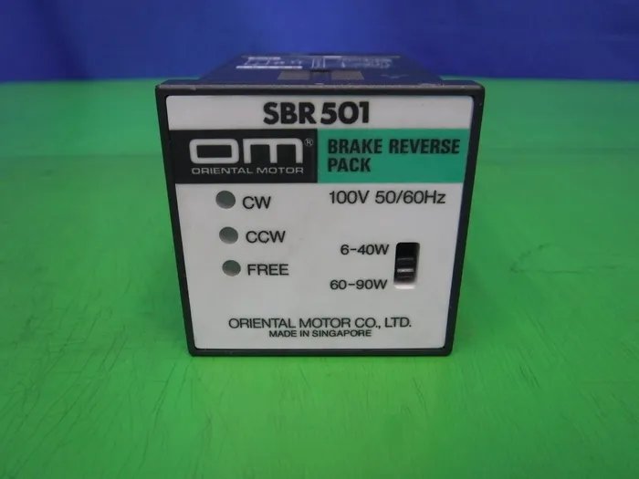 오리엔탈 모터 SBR501 브레이크 팩 상세 이미지 - ASKINDEX 코리아