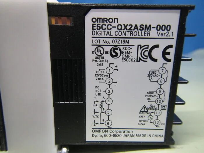 오므론 E5CC-QX2ASM-000 온도 조절기 상세 이미지 - ASKINDEX 코리아