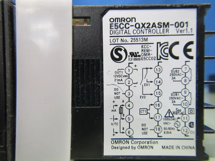 오므론 E5CC-QX2ASM-001 온도 조절기 상세 이미지 - ASKINDEX 코리아