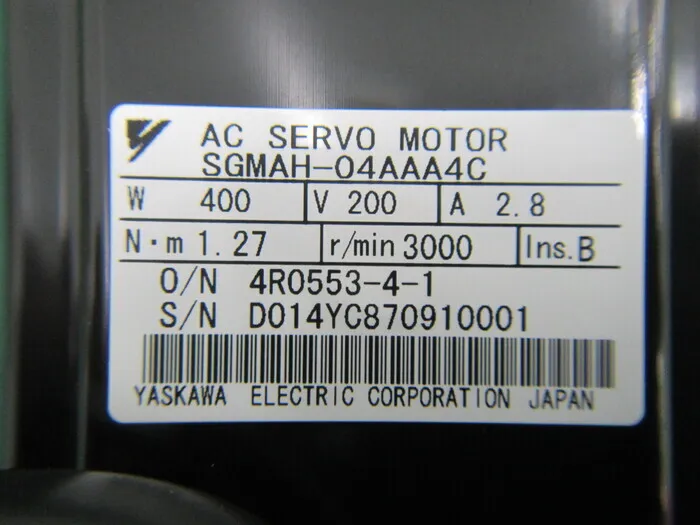 야스카와 전기 SGMAH-04AAA4C AC 서보 모터 상세 이미지 - ASKINDEX 코리아