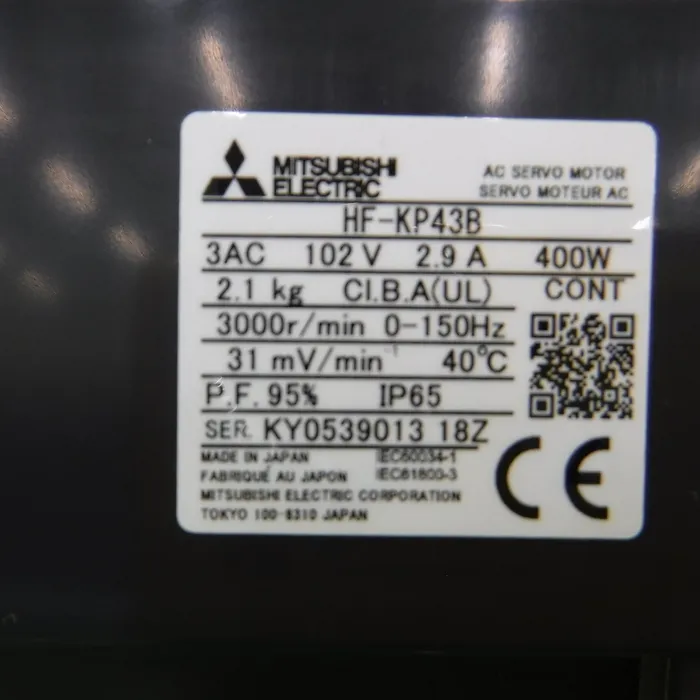 미쓰비시 전기 HF-KP43B AC 서보 모터 상세 이미지 - ASKINDEX 코리아
