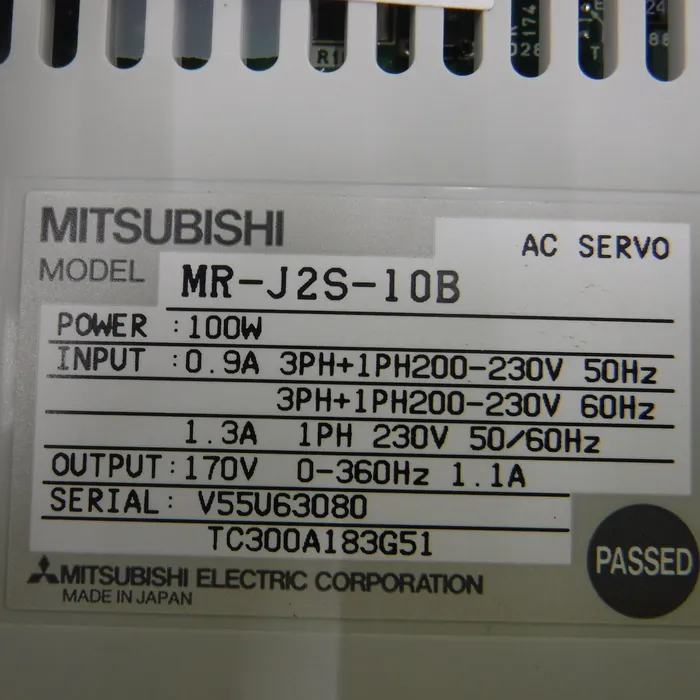 미쓰비시 전기 MR-J2S-10B AC 서보 드라이버 상세 이미지 - ASKINDEX 코리아