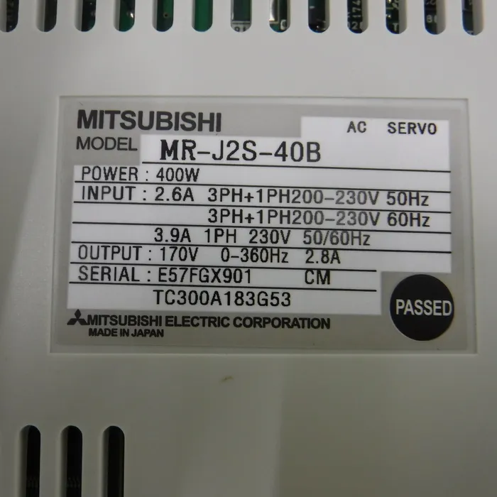 Mitsubishi Electric MR-J2S-40B AC servo driver Detail Image - ASKINDEX Korea