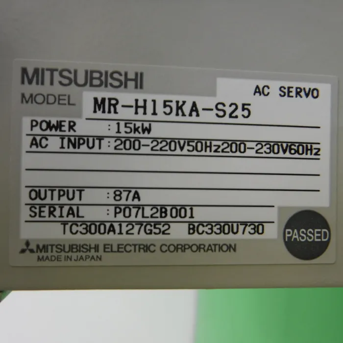 미쓰비시 전기 MR-H15KA-S25 AC 서보 드라이버 상세 이미지 - ASKINDEX 코리아