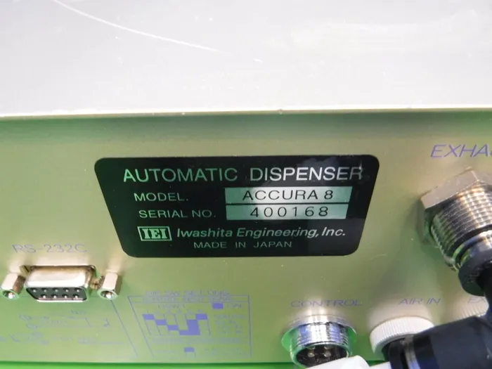 Iwashita Engineering ACCURA 8 dispenser Detail Image - ASKINDEX Korea