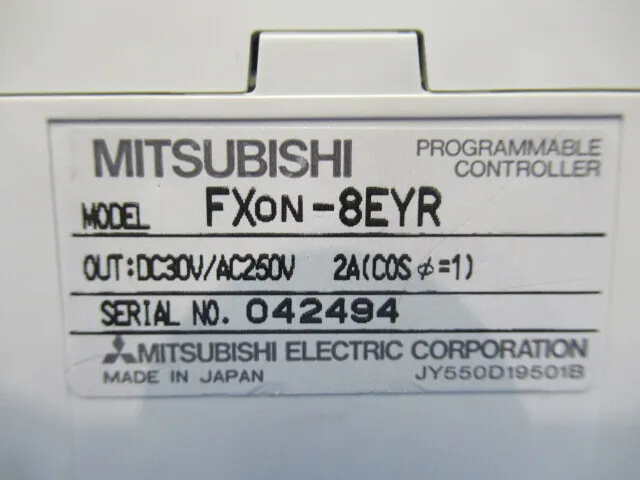 Mitsubishi Electric FXON-8EYR Sequencer (output expansion block) Detail Image - ASKINDEX Korea