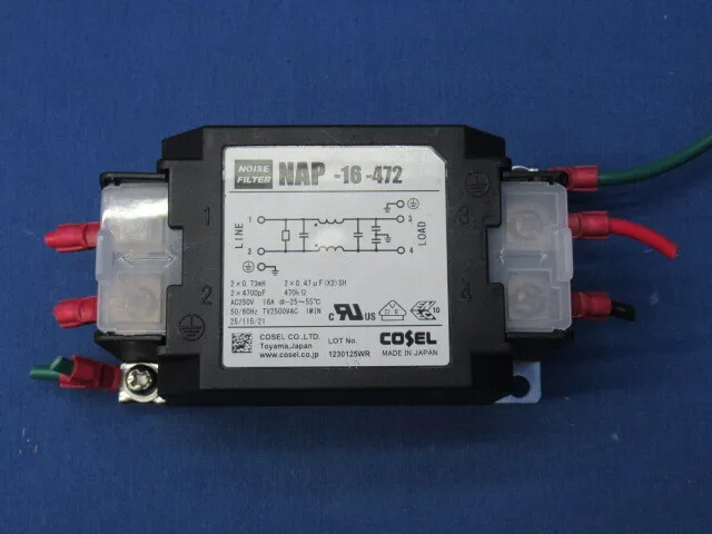 Cosel NAP-16-472 noise filter Detail Image - ASKINDEX Korea