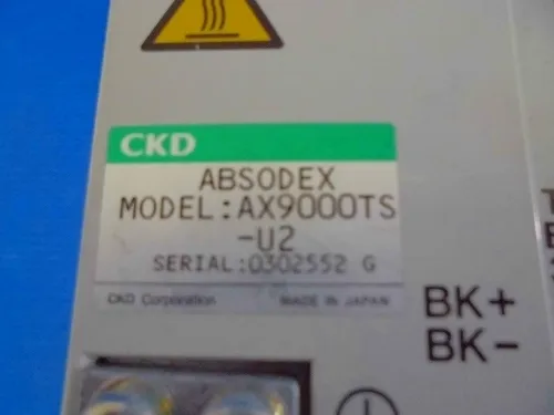 CKD AX9000TS-U2 driver Detail Image - ASKINDEX Korea