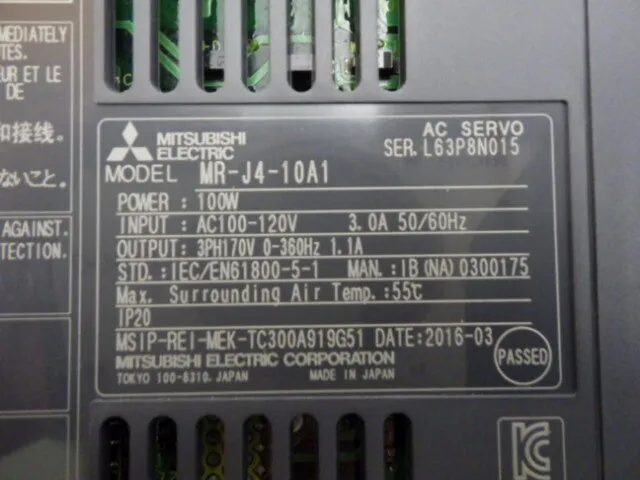 미쓰비시 전기 MR-J4-10A1 AC 서보 드라이버 상세 이미지 - ASKINDEX 코리아