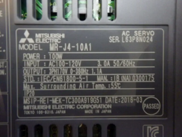 미쓰비시 전기 MR-J4-10A1 AC 서보 드라이버 상세 이미지 - ASKINDEX 코리아