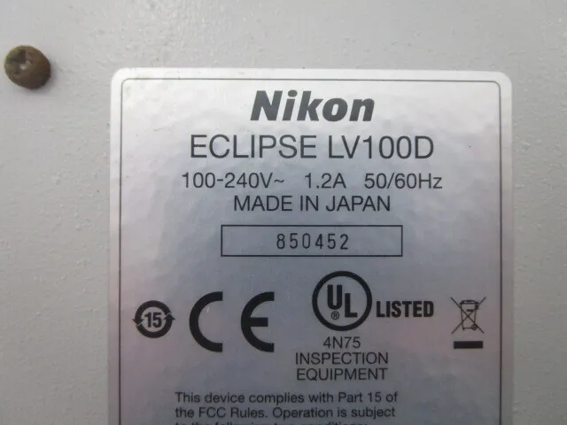 Nikon ECLIPSE　LV100D Metallurgical microscope Detail Image - ASKINDEX Korea