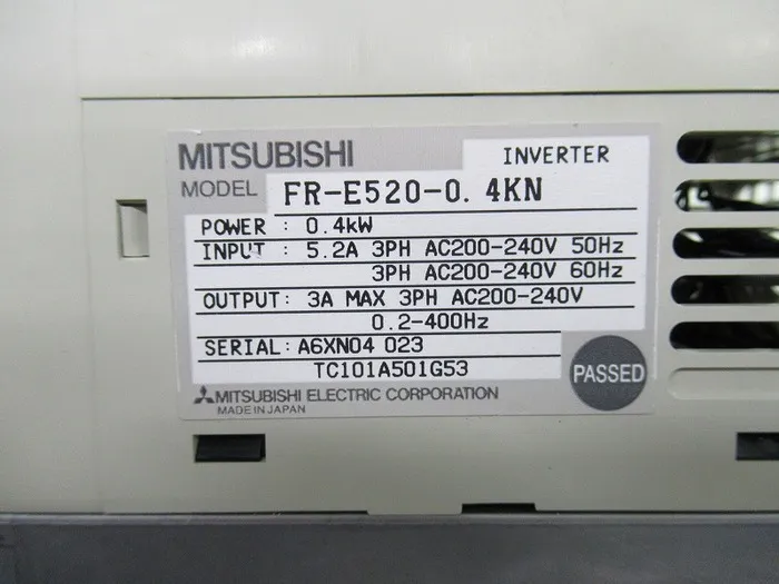 미쓰비시 전기 FR-E520-0.4KN 인버터 상세 이미지 - ASKINDEX 코리아