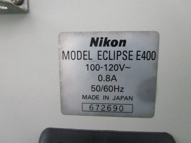 Nikon ECLIPSE E400 Biological microscope Detail Image - ASKINDEX Korea