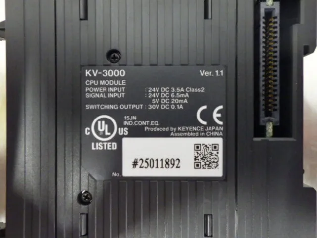 Keyence KV-3000 시퀀서(PLC)(CPU) 상세 이미지 - ASKINDEX 코리아