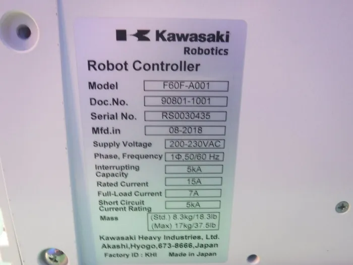 Kawasaki Heavy Industries RS003N robot Detail Image - ASKINDEX Korea