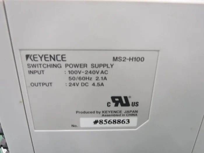 Keyence MS2-H100 DC 전원 공급 장치 상세 이미지 - ASKINDEX 코리아