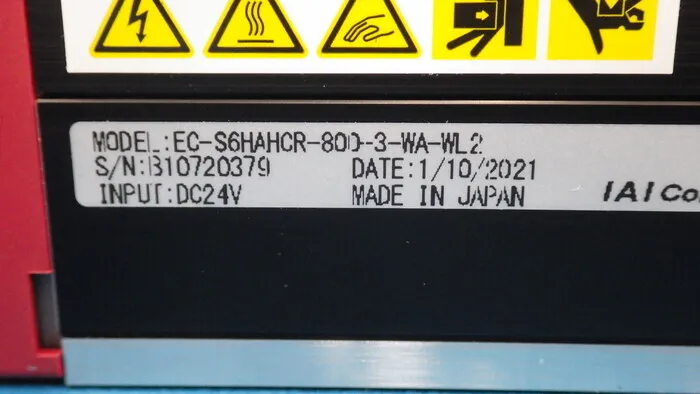 IAI EC-S6HAHCR-800-3-WA-WL2 Actuator Detail Image - ASKINDEX Korea