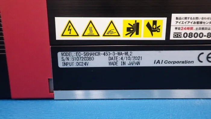 IAI EC-S6HAHCR-450-3-WA-WL2 Actuator Detail Image - ASKINDEX Korea
