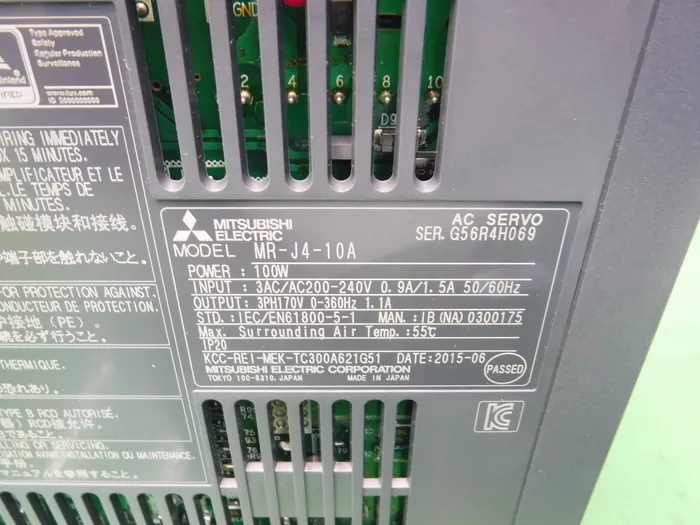 미쓰비시 전기 MR-J4-10A AC 서보 드라이버 상세 이미지 - ASKINDEX 코리아