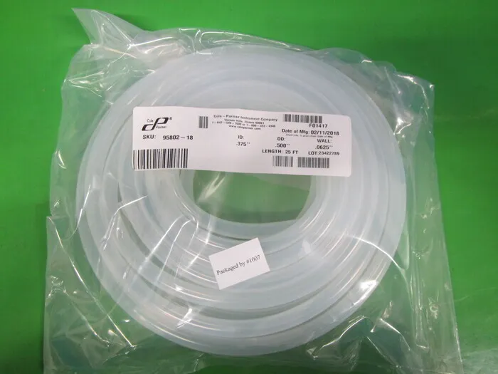 Cole Palmer 95802-18 Silicone Platinum Treated Tube Detail Image - ASKINDEX Korea
