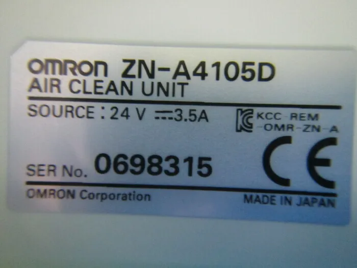 Omron ZN-A4105 FFU Detail Image - ASKINDEX Korea