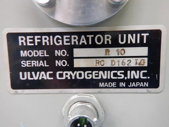 ULVAC CRYO-U6H Cryopumps Detail Image - ASKINDEX Korea