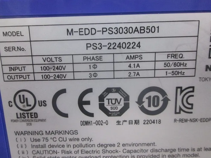 NSK M-EDD-PS3030AB501 Servo driver Detail Image - ASKINDEX Korea