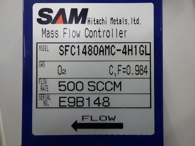 Hitachi Metals SFC1480AMC-4H1GL Mass Flow Controller Detail Image - ASKINDEX Korea