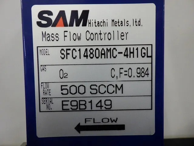 Hitachi Metals SFC1480AMC-4H1GL Mass Flow Controller Detail Image - ASKINDEX Korea