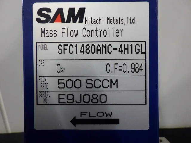 Hitachi Metals SFC1480AMC-4H1GL Mass Flow Controller Detail Image - ASKINDEX Korea