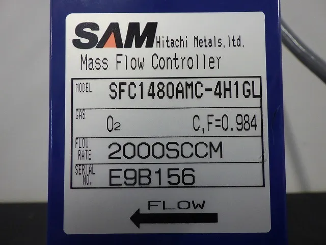 Hitachi Metals SFC1480AMC-4H1GL Mass Flow Controller Detail Image - ASKINDEX Korea