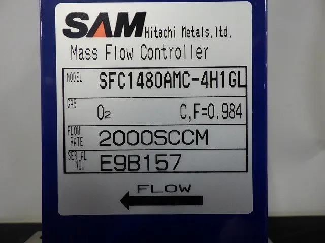 Hitachi Metals SFC1480AMC-4H1GL Mass Flow Controller Detail Image - ASKINDEX Korea