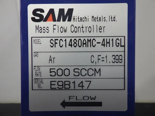 Hitachi Metals SFC1480AMC-4H1GL Mass Flow Controller Detail Image - ASKINDEX Korea