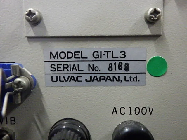ULVAC GI-TL3 Vacuum gauge (ionization) Detail Image - ASKINDEX Korea