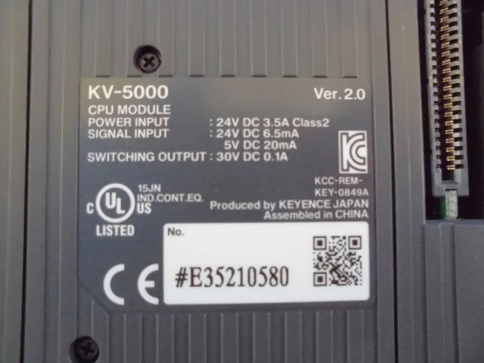 Keyence KV-5000 PLC 상세 이미지 - ASKINDEX 코리아