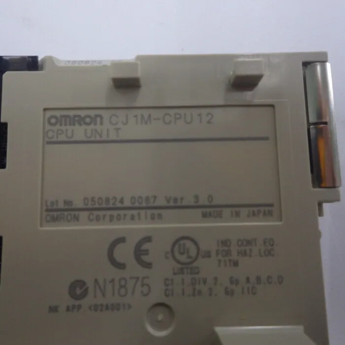 오므론 CJ1M-CPU12 PLC 상세 이미지 - ASKINDEX 코리아