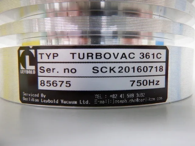 Leybold VAC361C Turbomolecular Pump Detail Image - ASKINDEX Korea