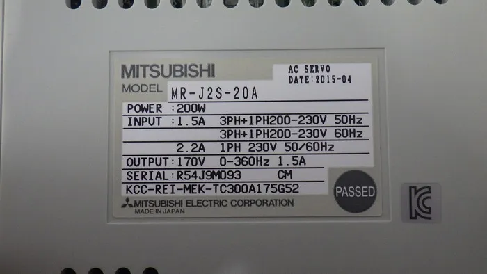 미쓰비시 전기 MR-J2S-20A AC 서보 드라이버 상세 이미지 - ASKINDEX 코리아