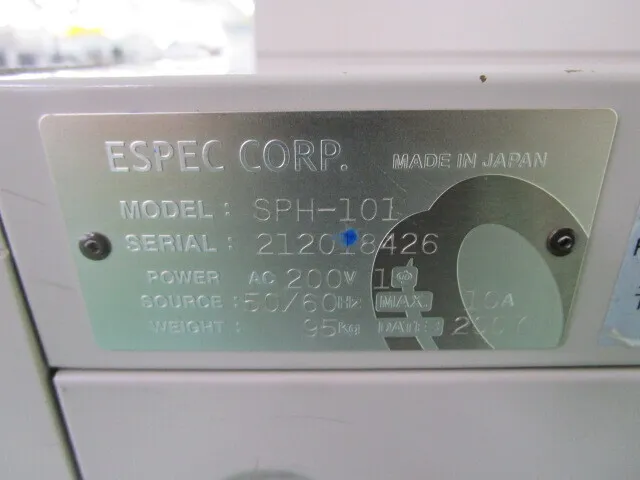 ESPEC SPH-101 Constant temperature bath Detail Image - ASKINDEX Korea