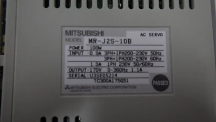 미쓰비시 전기 MR-J2S-10B AC 서보 드라이버 상세 이미지 - ASKINDEX 코리아