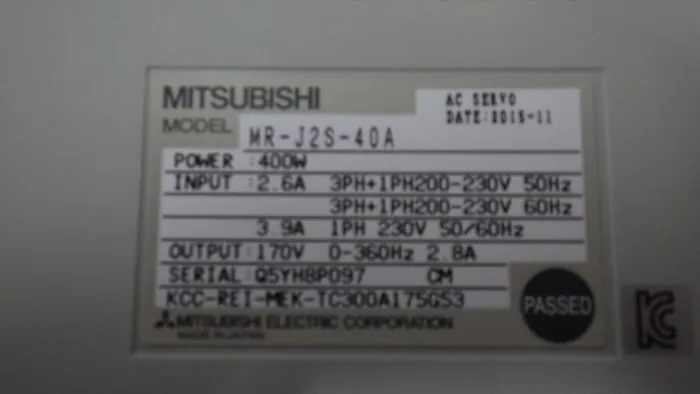 미쓰비시 전기 MR-J2S-40A AC 서보 드라이버 상세 이미지 - ASKINDEX 코리아