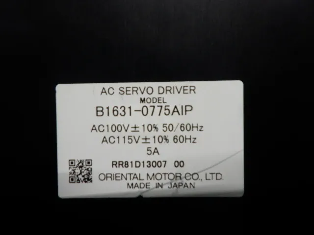 오리엔탈 모터 B1631-0775AIP AC 서보 드라이버 상세 이미지 - ASKINDEX 코리아