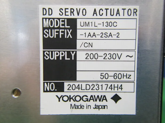 요코가와 전기 UM1L-130C-1AA-2SA-2/CN 서보 드라이버 상세 이미지 - ASKINDEX 코리아